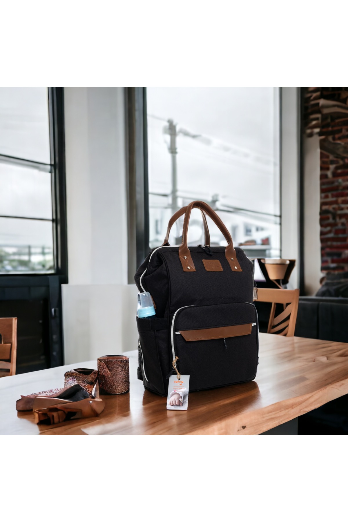 Pimadyo Büyük Doğum Seti (Hastane Çıkışı, Bebek Sırt Çantası, Portbebe, Battaniye, 10lu Mendil ve 3lÜ Çorap) fotoğrafı 3 (önizleme)