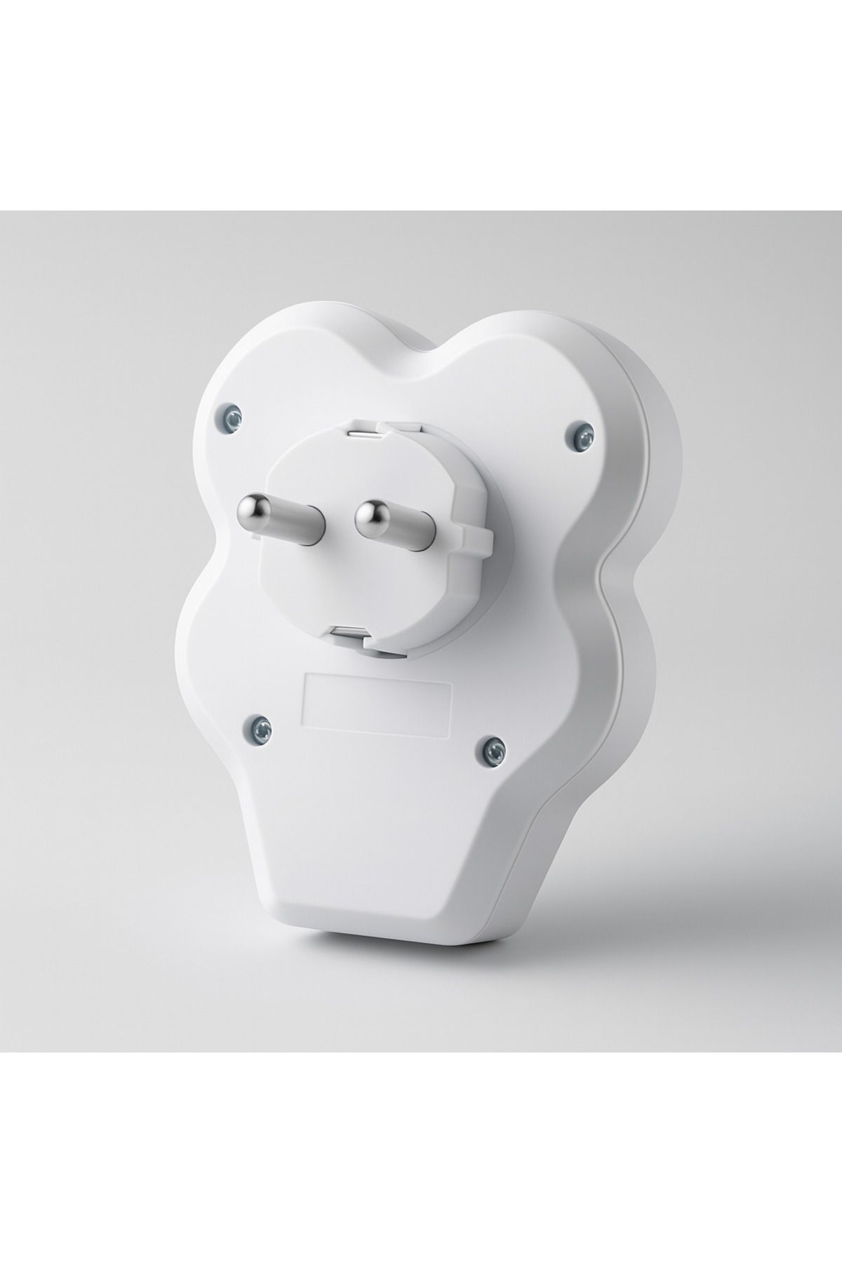 Badem10-4-Piece White Group Socket Goliath Button Plug Wireless On/Off Switched Grounded Multi Coupler 3