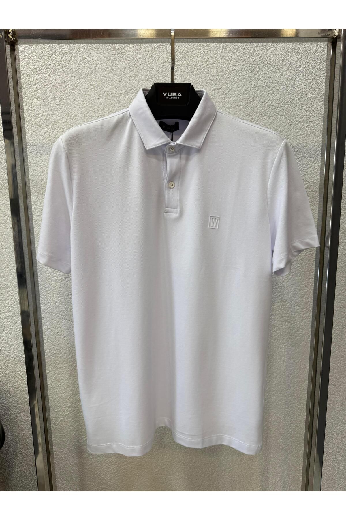 Yubacollection Polo Yaka Tshirt Beyaz
