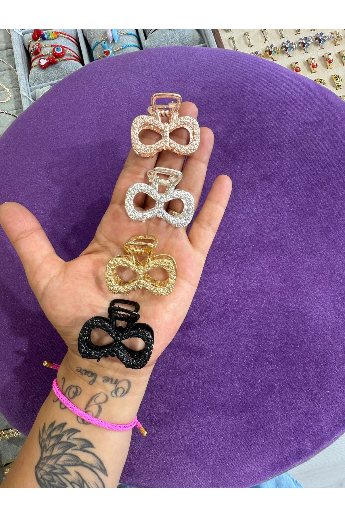 My Violet Accesssories SONSUZLUK SEMBOLÜ TOKA