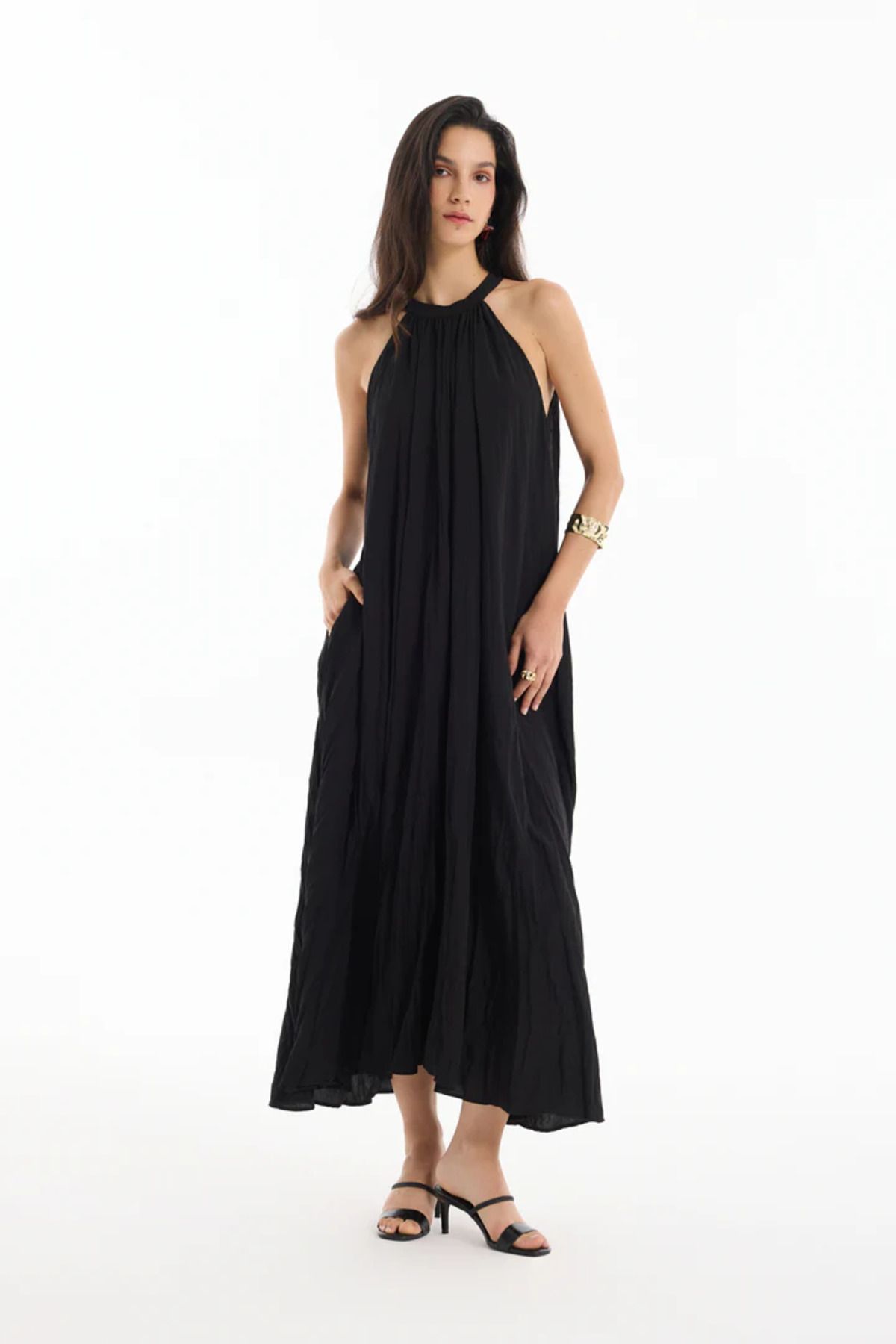 hancez Halter Yaka Elbise 00212