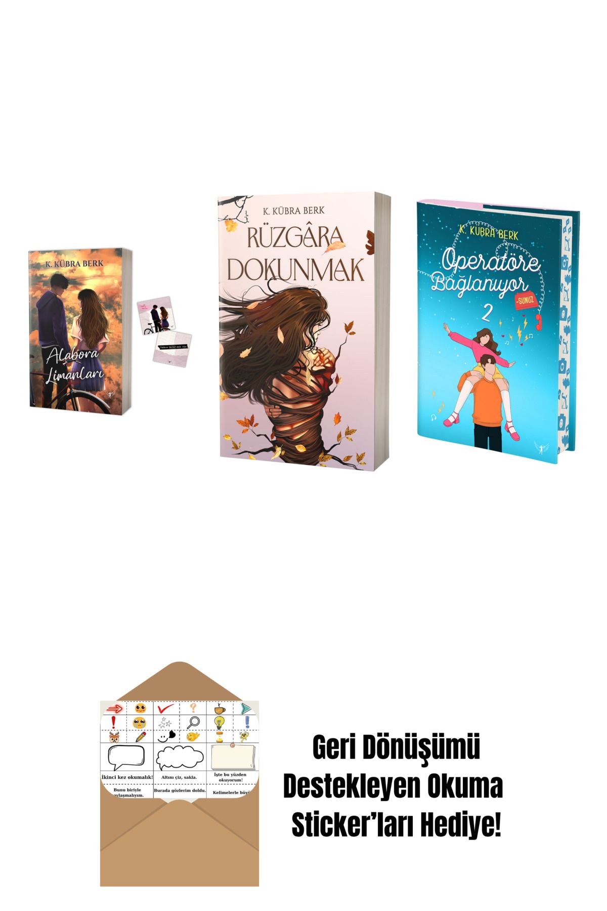 Artemis Yayınları K. Kübra Berk 3 Kitap Set + Okuma Sticker'ları