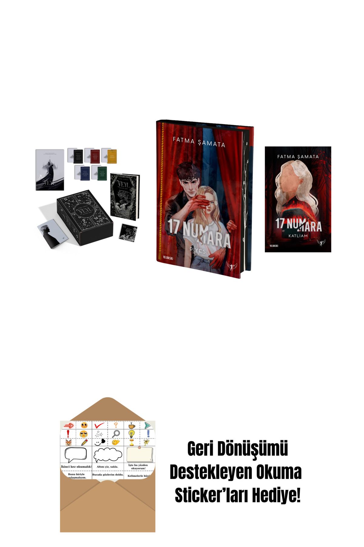Artemis Yayınları Fatma Şamata 3 Kitap Set + Okuma Sticker'ları