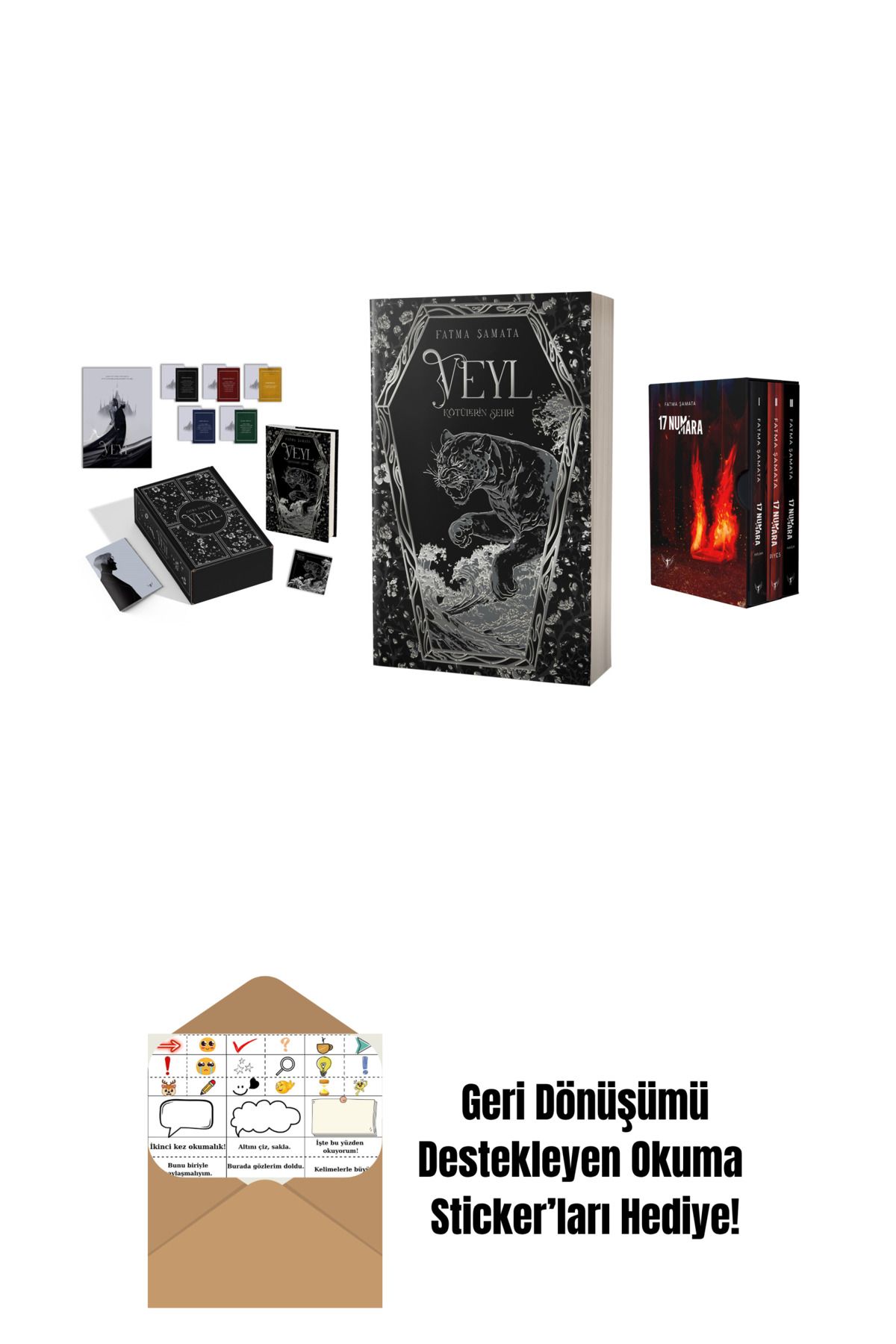 Artemis Yayınları Fatma Şamata 3 Kitap Set + Okuma Sticker'ları