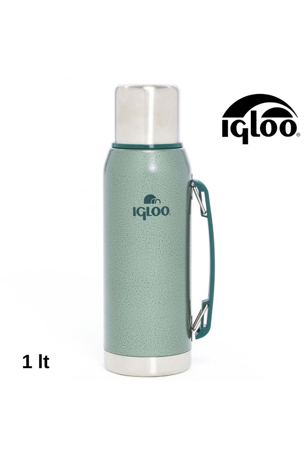 IGLOO Legend Botte 1 Litre Klasik Termos Matara YEŞİL