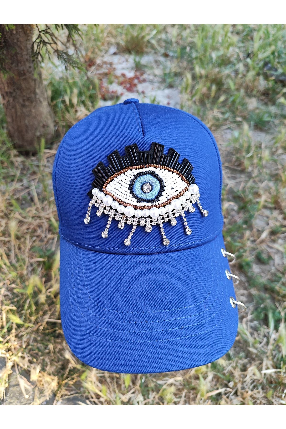 SAHRA BEACHWEAR Kadın Plaj Şapkası, Hasır Şapka, Handmade Tasarım Şapka, Yazlık Şapka , Kovboy Şapkası, Kasket