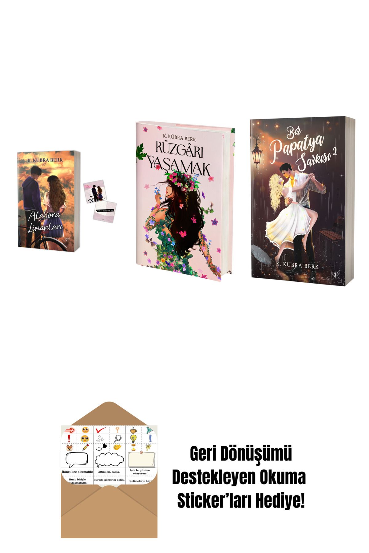 Artemis Yayınları K. Kübra Berk 3 Kitap Set + Okuma Sticker'ları
