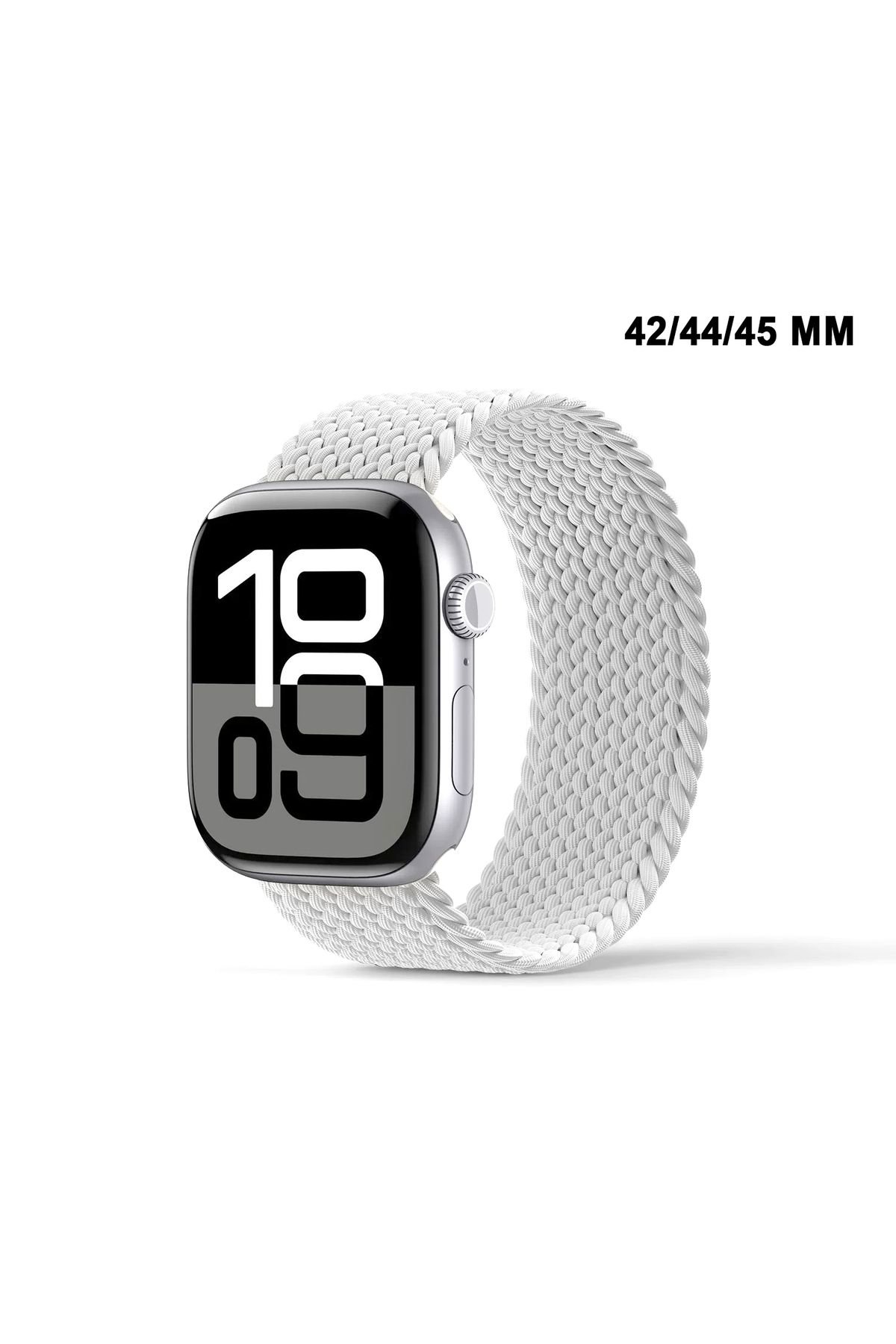 MTL Apple Watch Uyumlu 1/2/3/4/5/6/SE/7/8/9Seri 42/44/45/49MM Solo Loop Kordon Kayış Silikon SBeden MT94