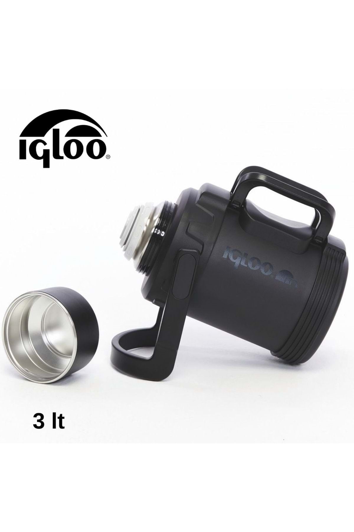 IGLOO Big Barrel 3 Litre Termos 3 Litre Matara SİYAH
