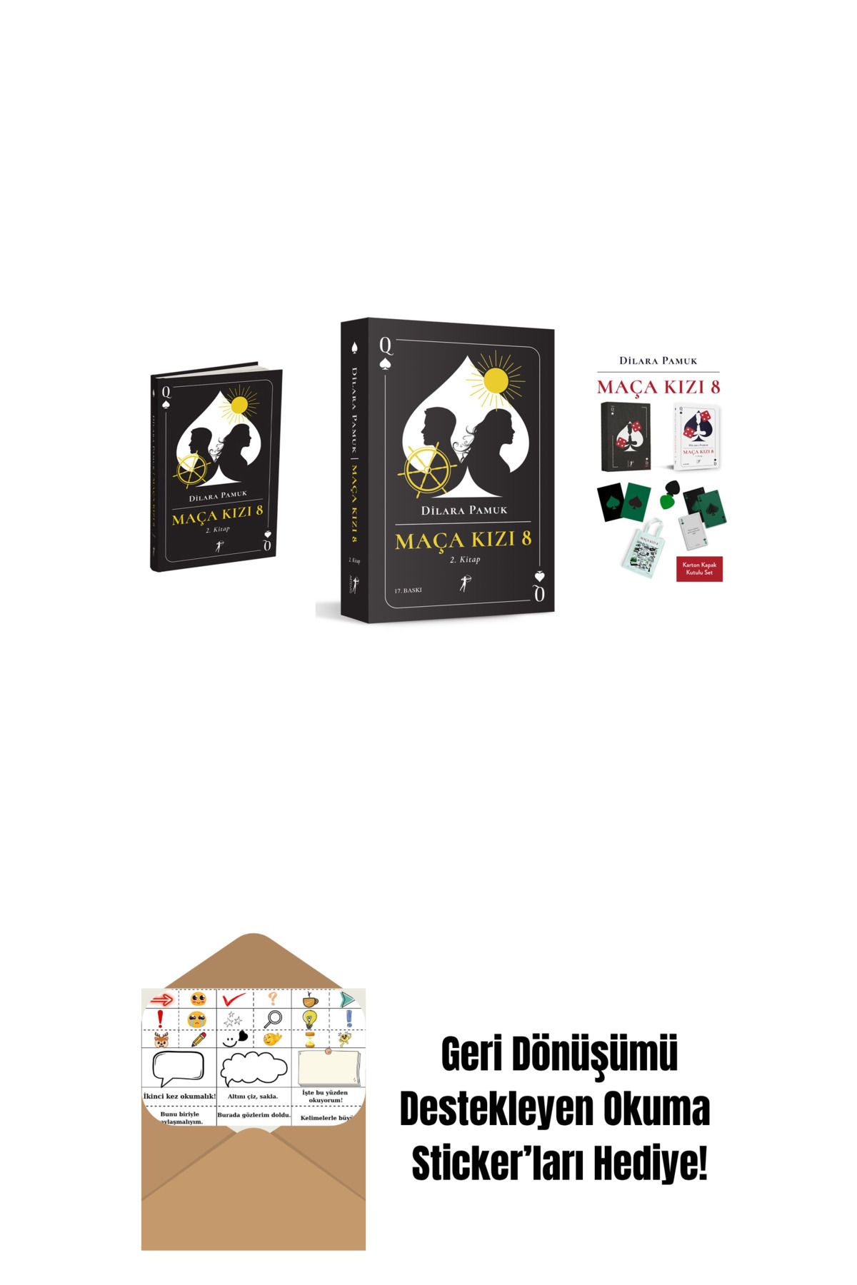 Artemis Yayınları Dilara Pamuk 3 Kitap Set + Okuma Sticker'ları