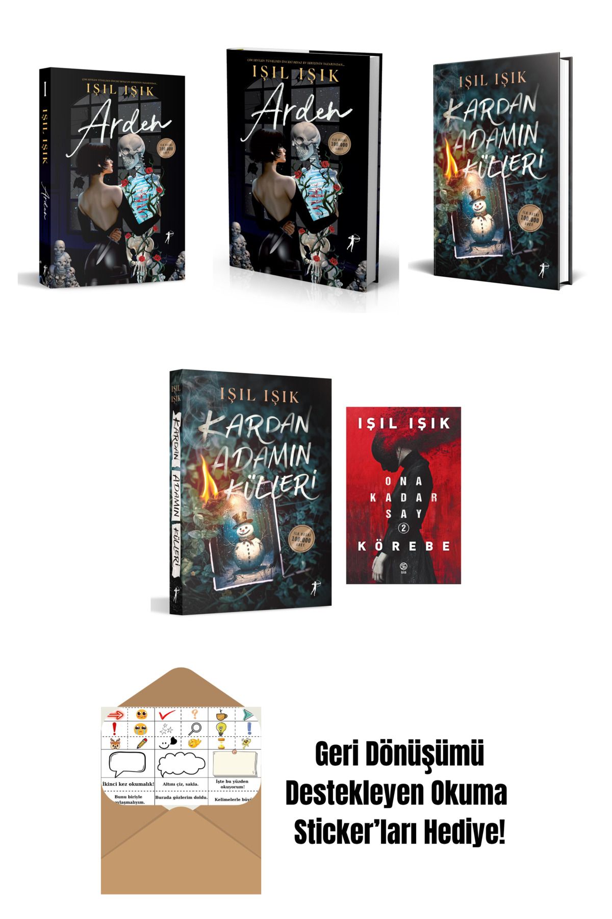 Artemis Yayınları Işıl Işık 5 Kitap Set + Okuma Sticker'ları