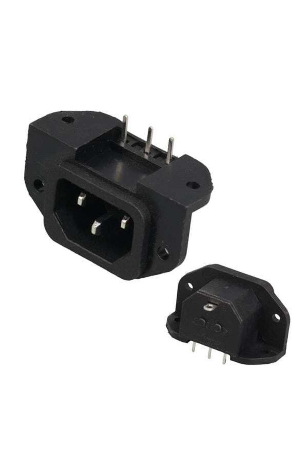 Emperium IC-212C C14 Power Soket Erkek Kulaklı 90'C Pcb