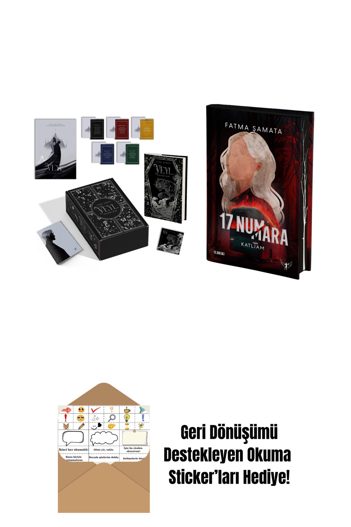 Artemis Yayınları Veyl - Kötülerin Şehri Kutulu Set (Ciltli) + 17 Numara - Katliam (Ciltli) + Okuma Sticker'ları