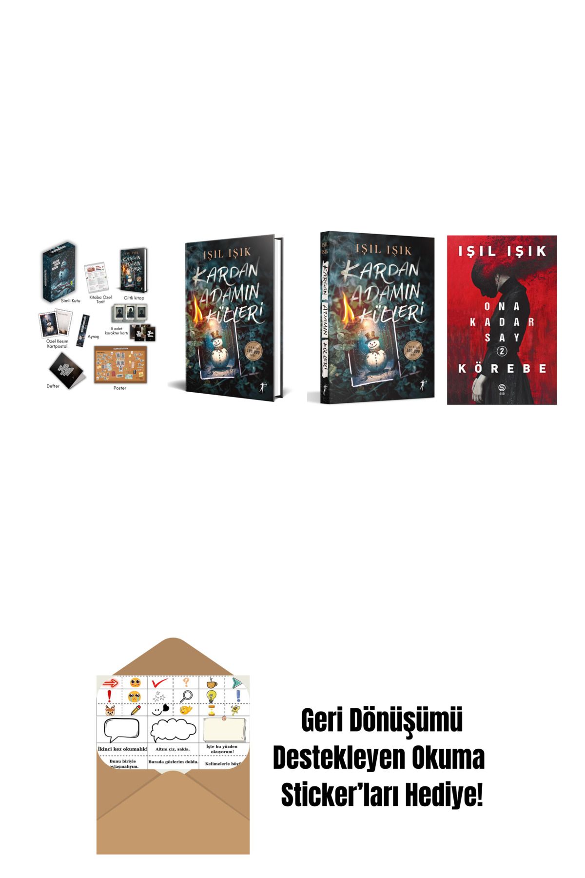 Artemis Yayınları Işıl Işık 4 Kitap Set + Okuma Sticker'ları