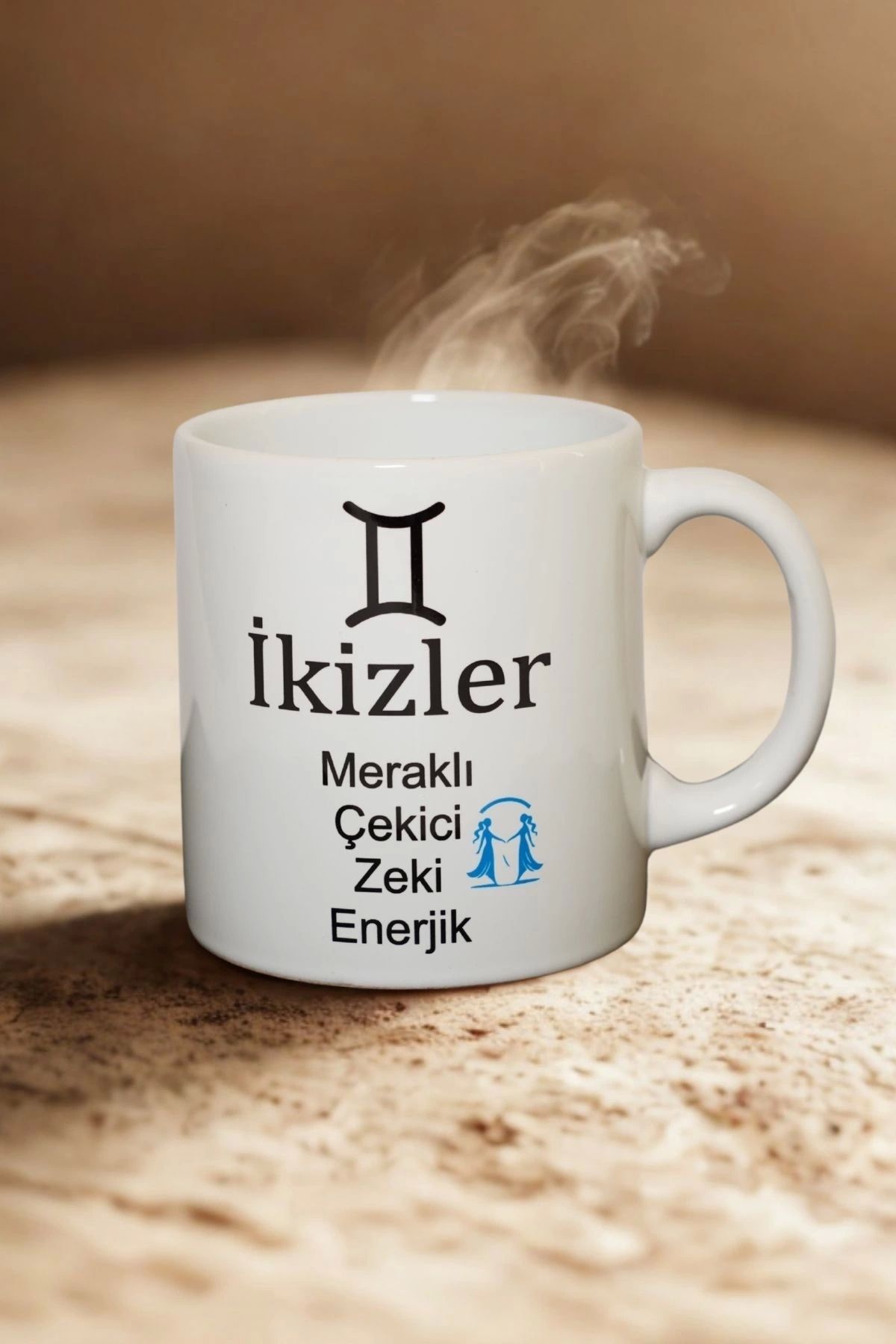 Ahinur Mutfak İkizler Burcu Temalı Burç Bardağı Kupa