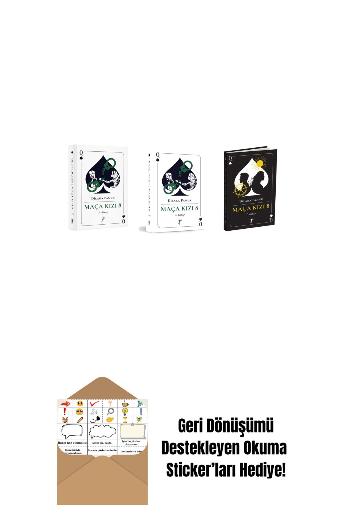 Artemis Yayınları Dilara Pamuk 3 Kitap Set + Okuma Sticker'ları