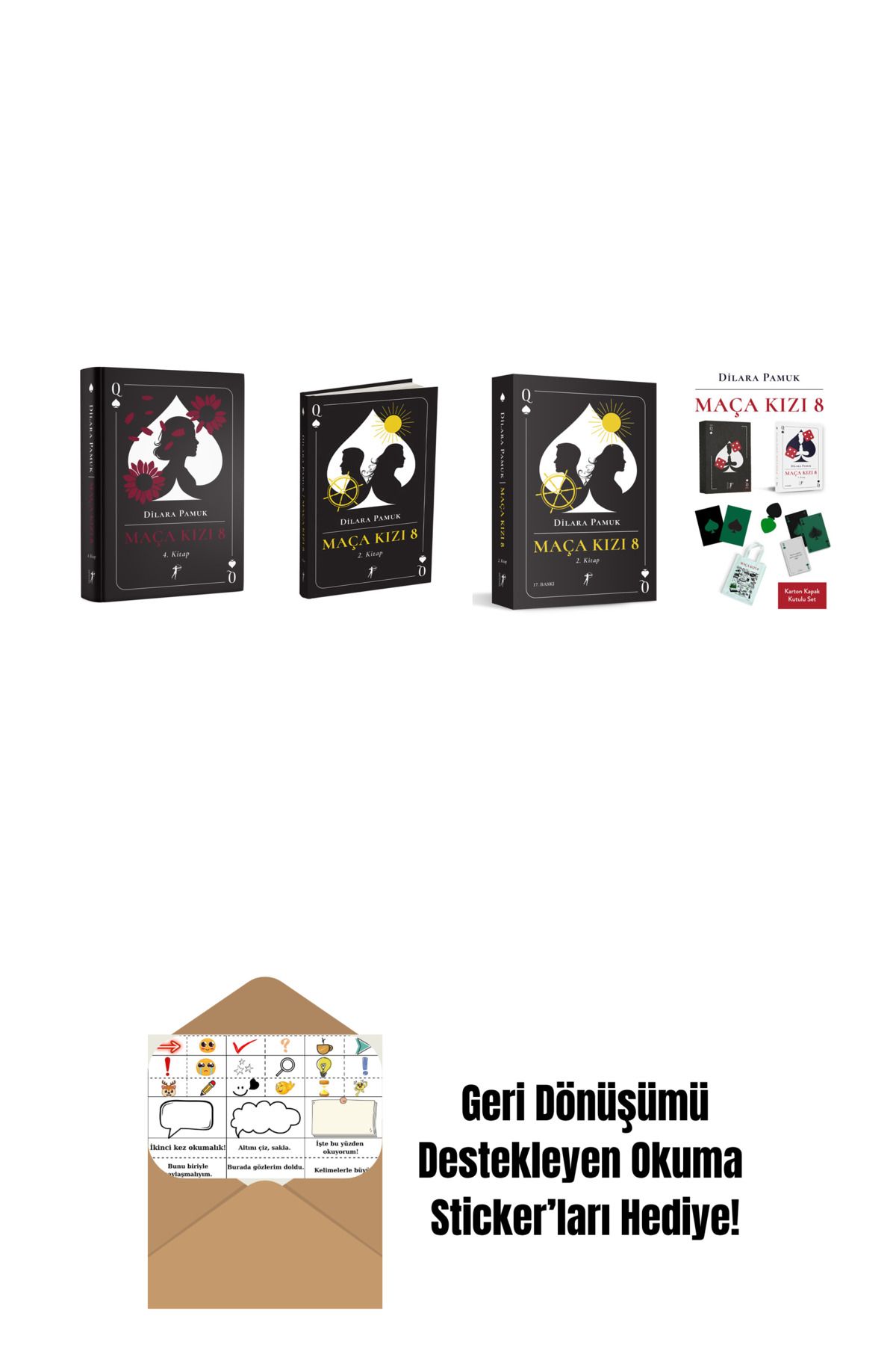 Artemis Yayınları Dilara Pamuk 4 Kitap Set + Okuma Sticker'ları