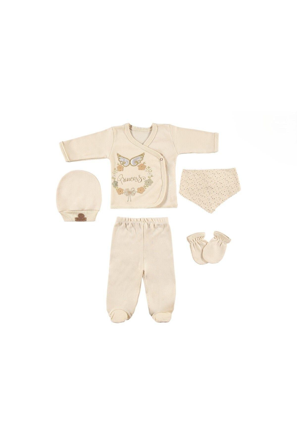 Concon Baby Little Emu Organic Lüx Prenses 5'li Hastane Çıkışı