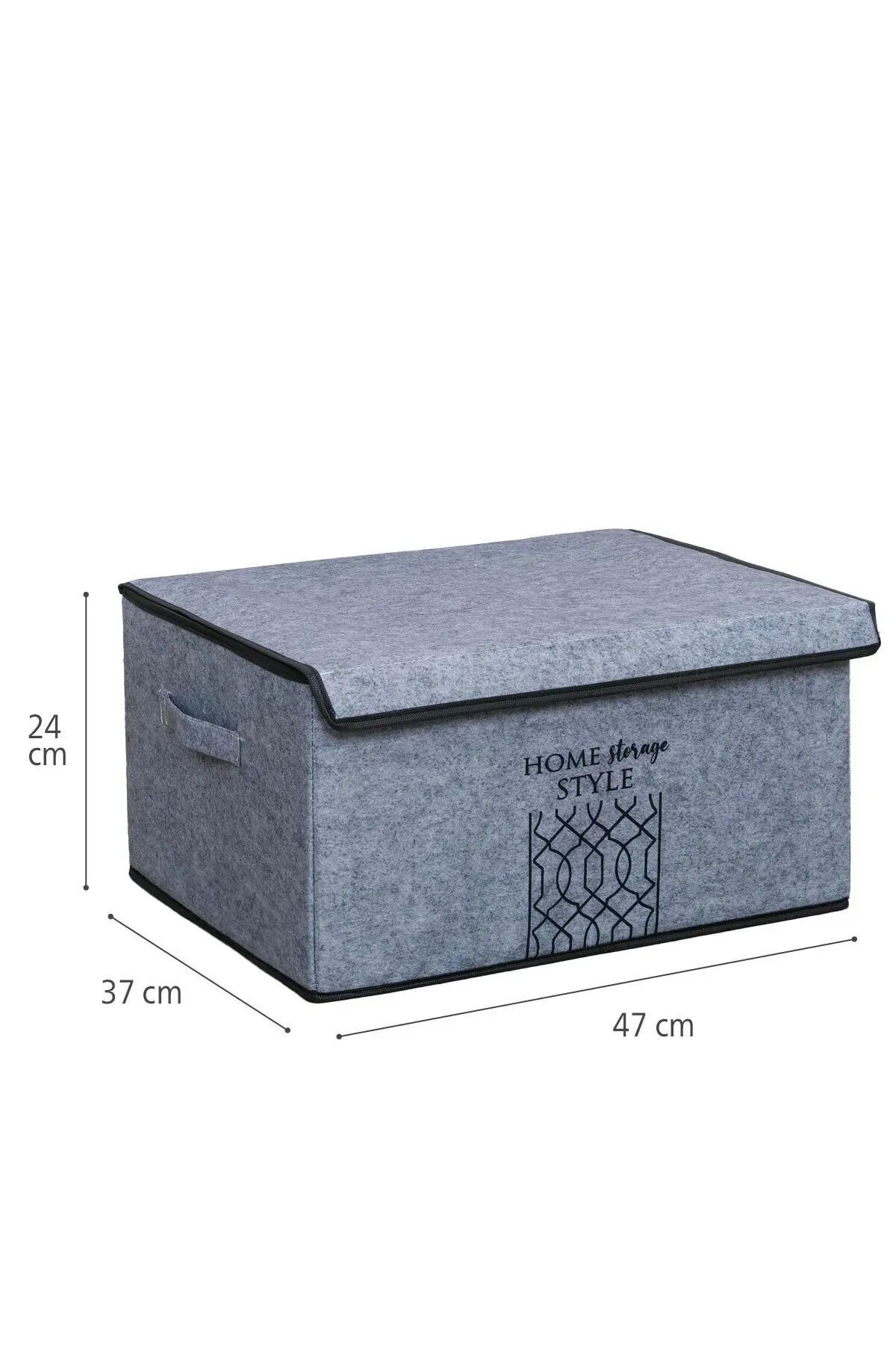 Helen's Home Keçe Kapaklı Maxi Kutu 47x37x24