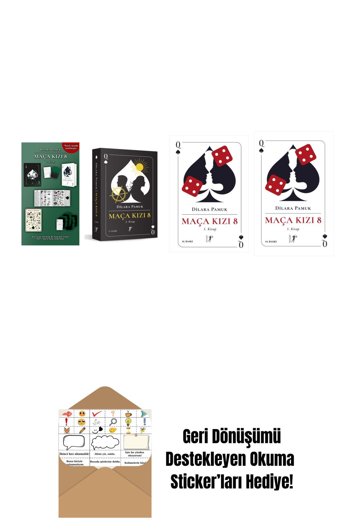 Artemis Yayınları Dilara Pamuk 4 Kitap Set + Okuma Sticker'ları