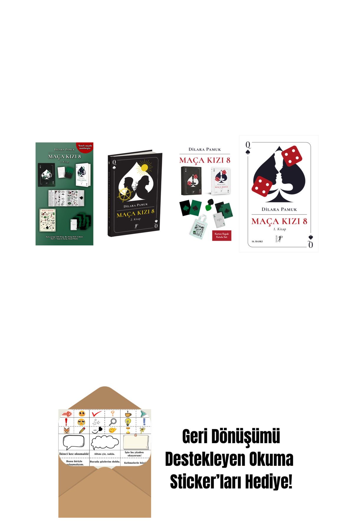 Artemis Yayınları Dilara Pamuk 4 Kitap Set + Okuma Sticker'ları