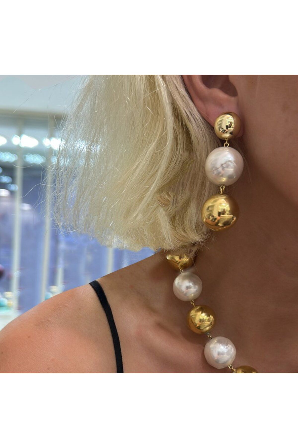 by Eda Çetin Portofino İnci Küpe