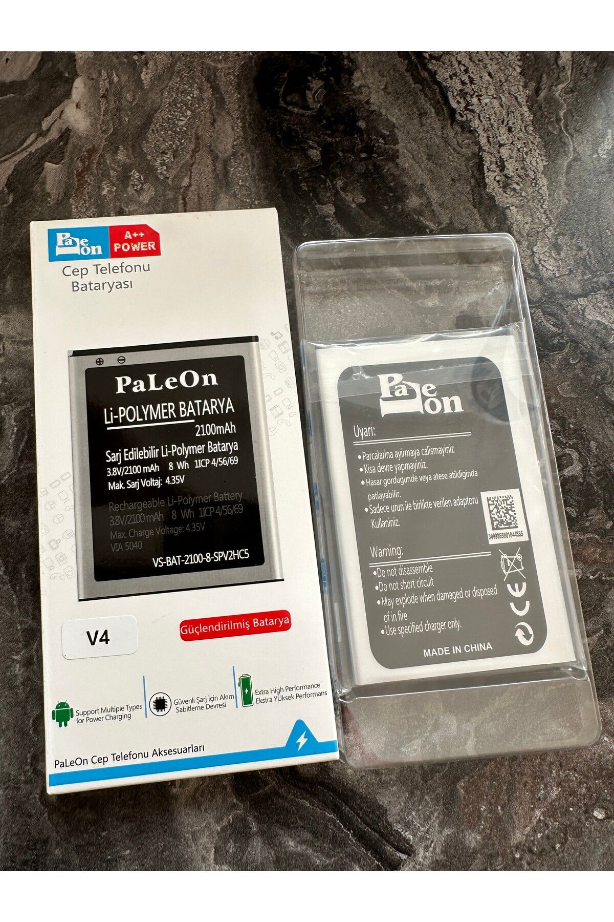 DNC TECH PALEON VESTEL V4 UYUMLU GÜÇLENDİRİLMİŞ BATARYA 5000mah