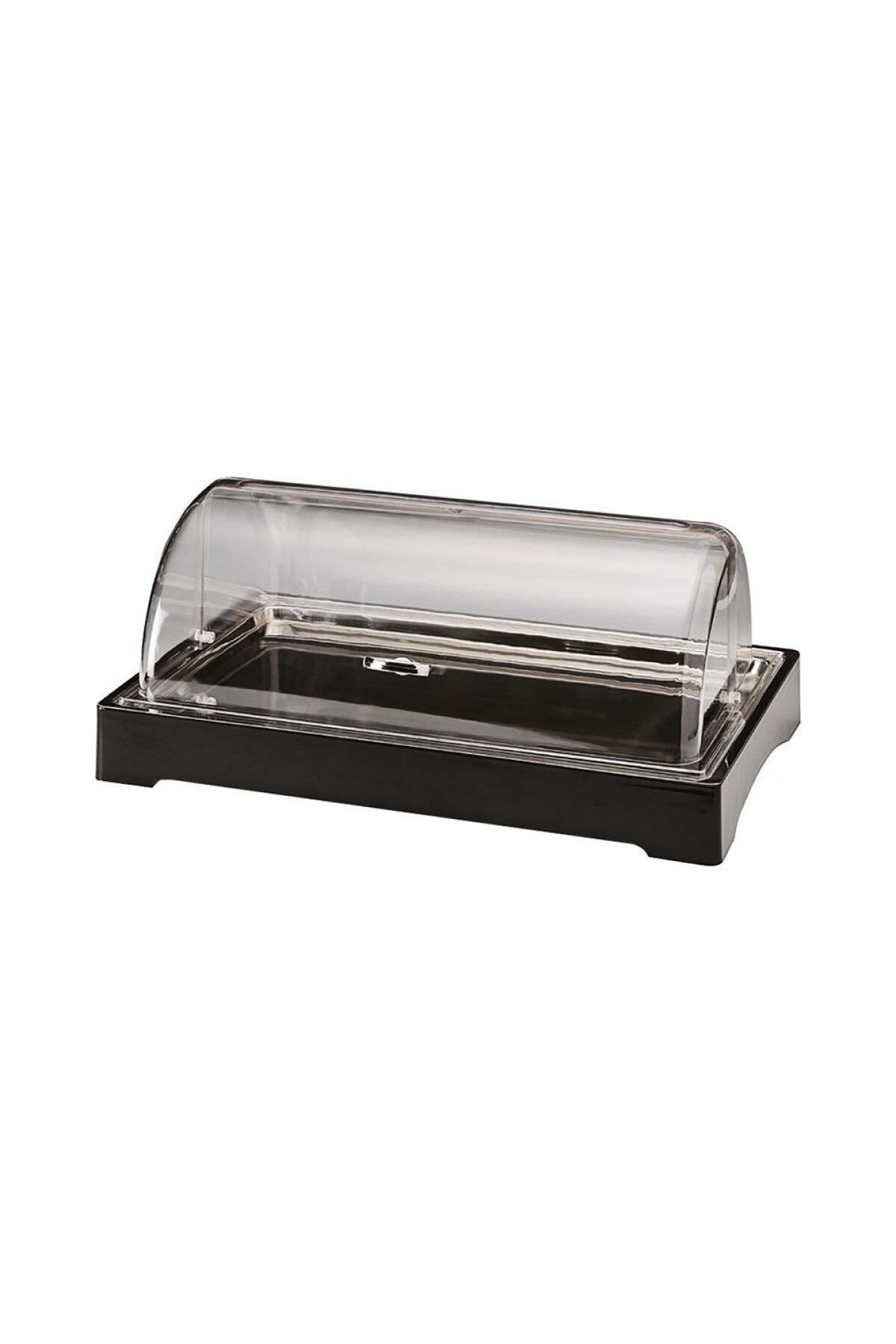 Zicco Teşhir Standı, Soğutuculu, Rolltop Kapaklı, Polikarbon, 57x37 Cm, Zcp 308 Siyah