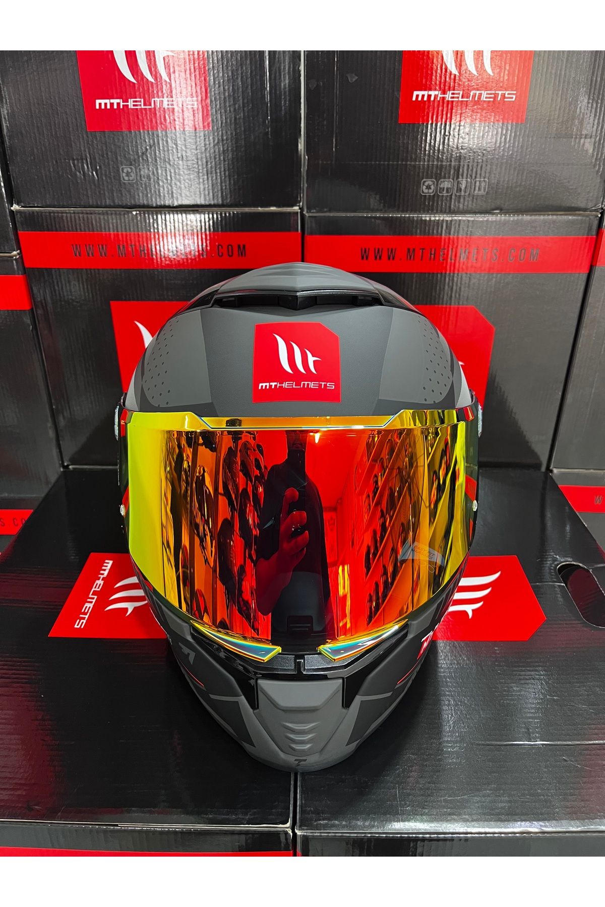 MT Helmets Thunder 4 Sv luminence d7(şeffaf vizörlü)kask