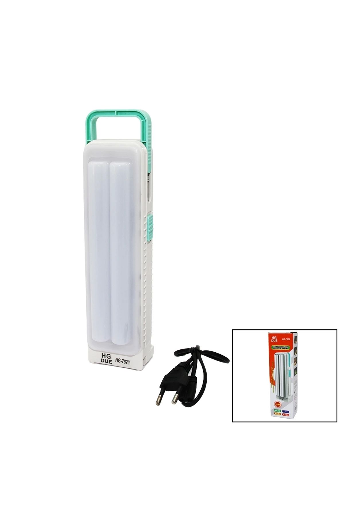 shopwave 36SMD LED FİŞ ŞARJLI IŞILDAK FENER FLORESAN MODELİ - KULPLU (5047)