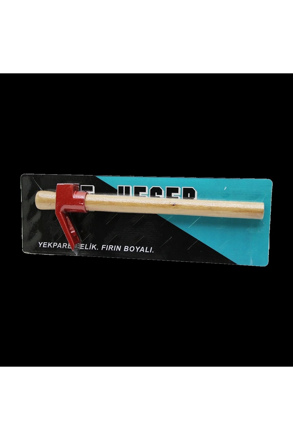 shopwave VAKUMLU KIRMIZI KESER AHŞAP SAPLI (5047)