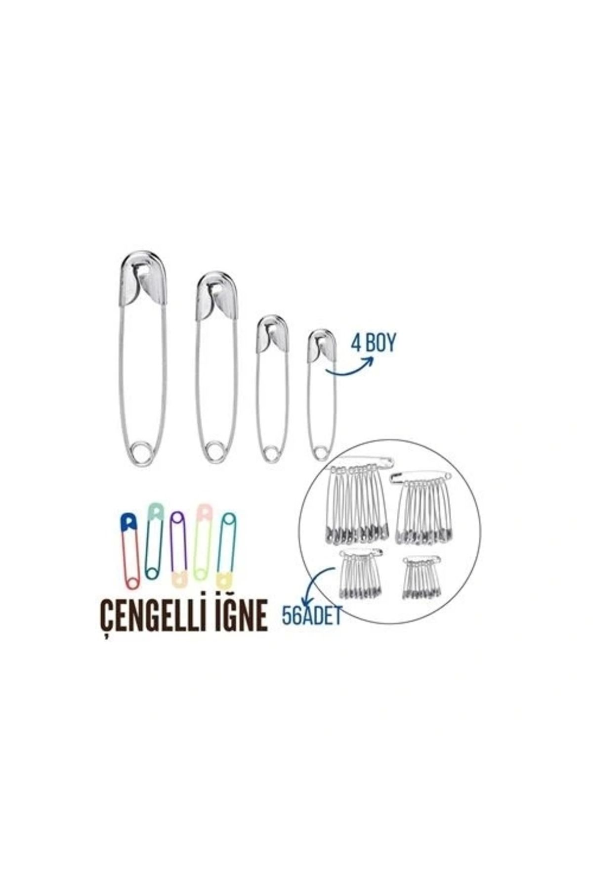 shopwave Çengelli İğne 4 Boy 56 Adet