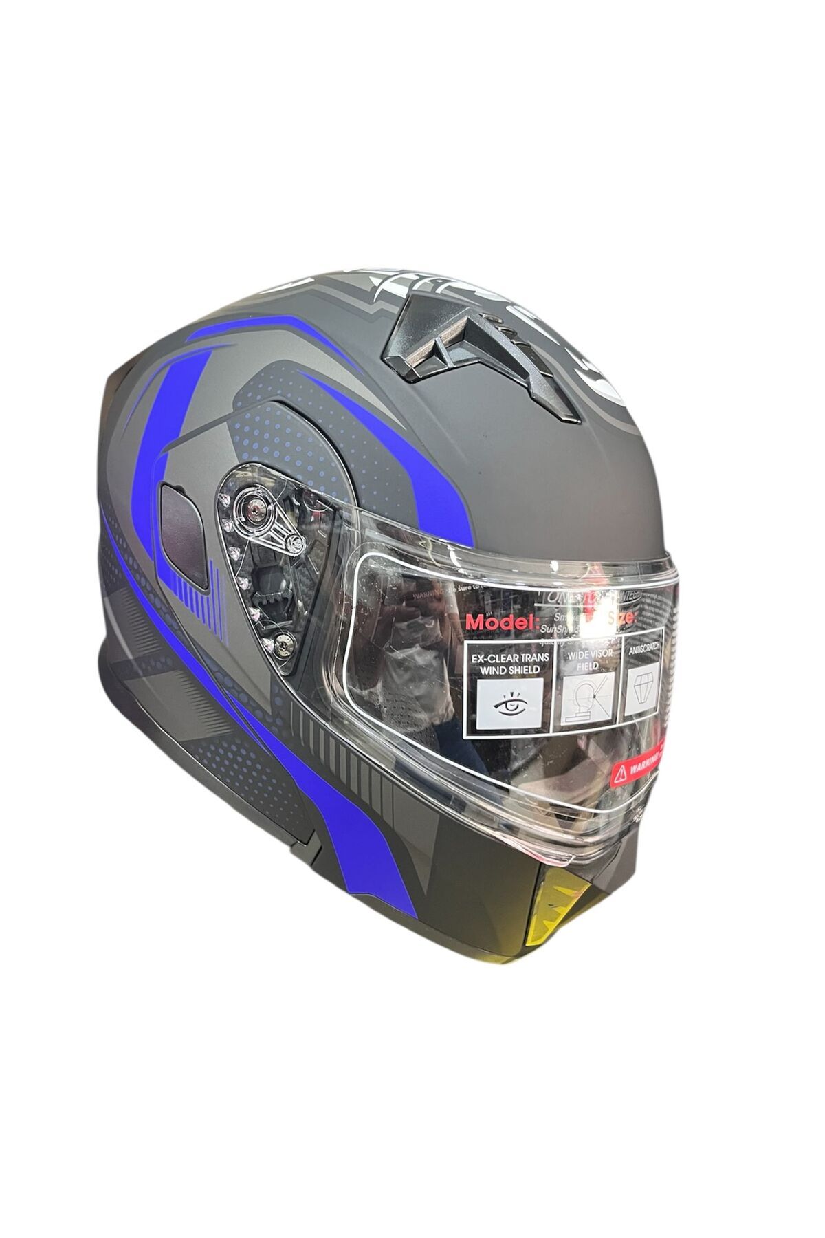JK MOTOTEZ ÇENE AÇILIR MOTOSİKLET KASKI JİEKAİ JK906-1