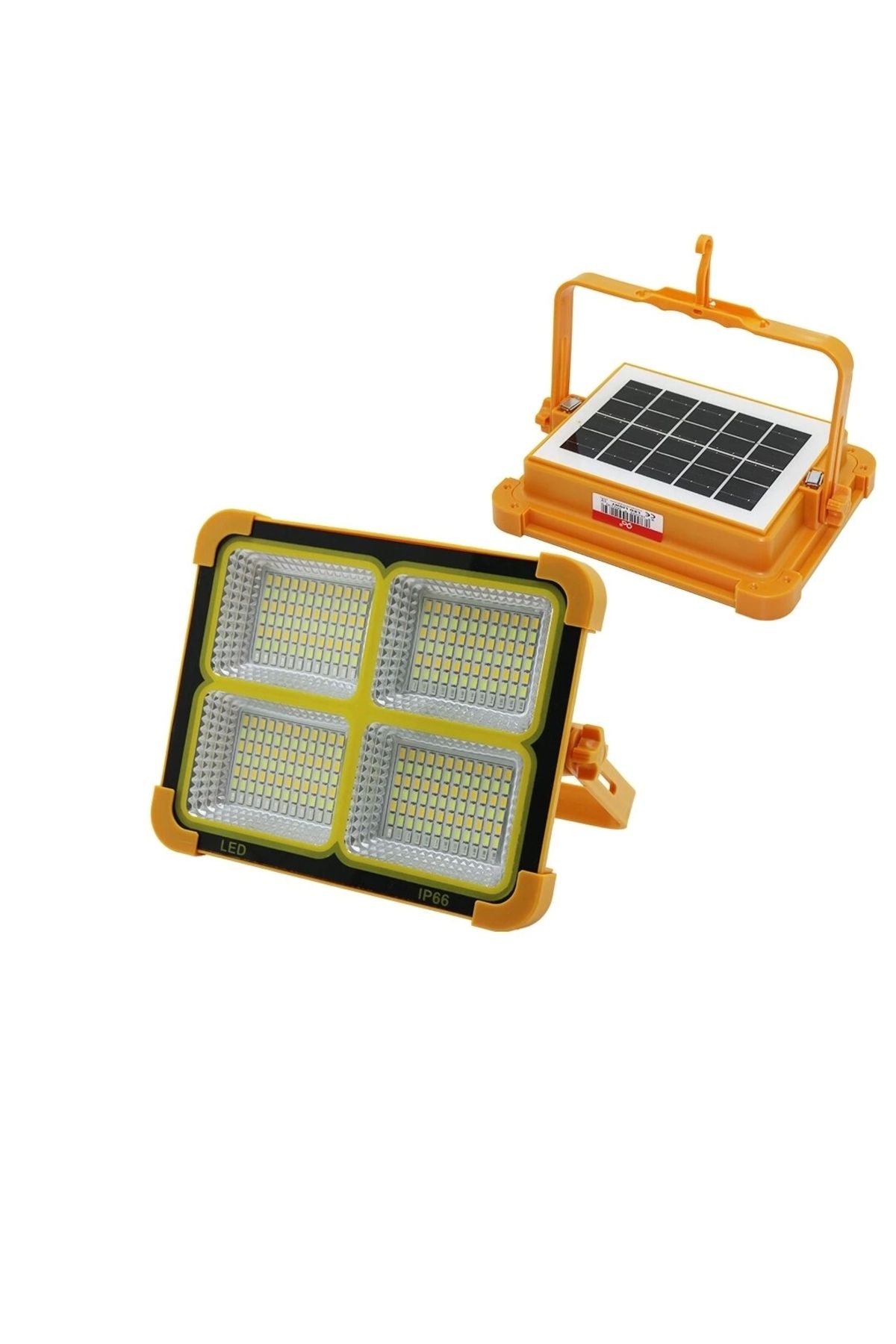 shopwave SOLAR LED LİGHT ÇAKARLI SOLAR PROJEKTÖR - POWERBANK KAMP - DIŞ MEKAN GÜNEŞ ENERJİLİ 12000mAh- 84X4=3