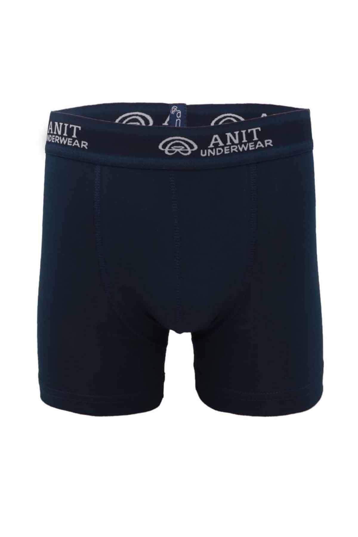 Anıt Kısa Paça Likralı Erkek Boxer Siyah - 1115A