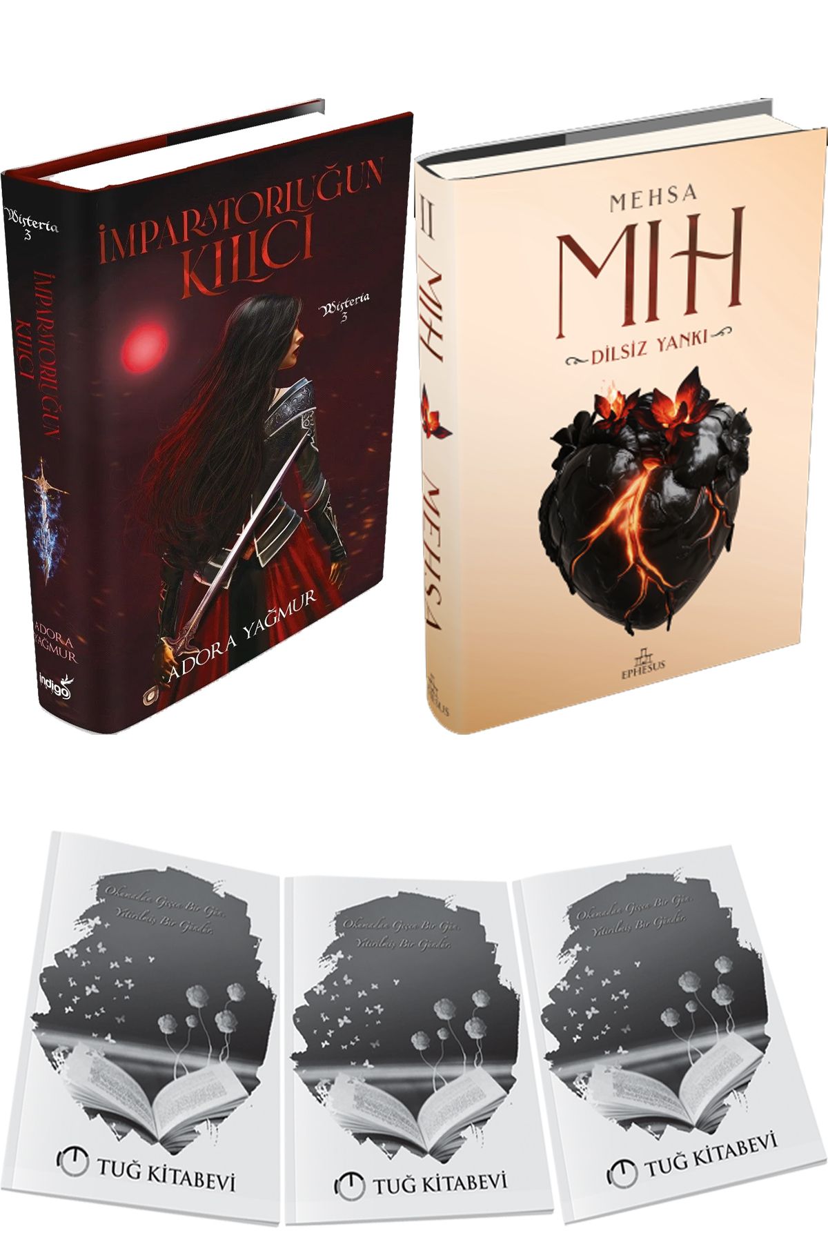 İndigo Kitap İmparatorluğun Kılıcı Ciltli ve Mıh 2: Dilsiz Yankı Ciltli + Hediyeli