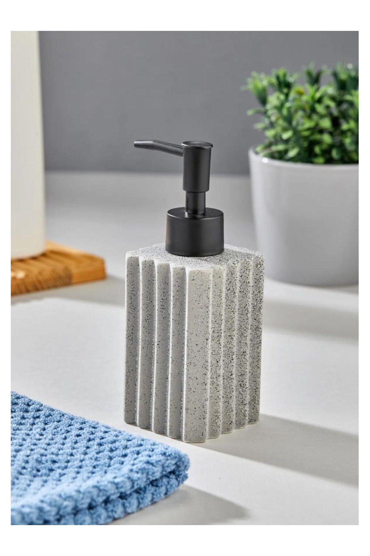 luckyol Stoneware Banyo ve Mutfak Sıvı Sabunluk - Modern Sabunluk