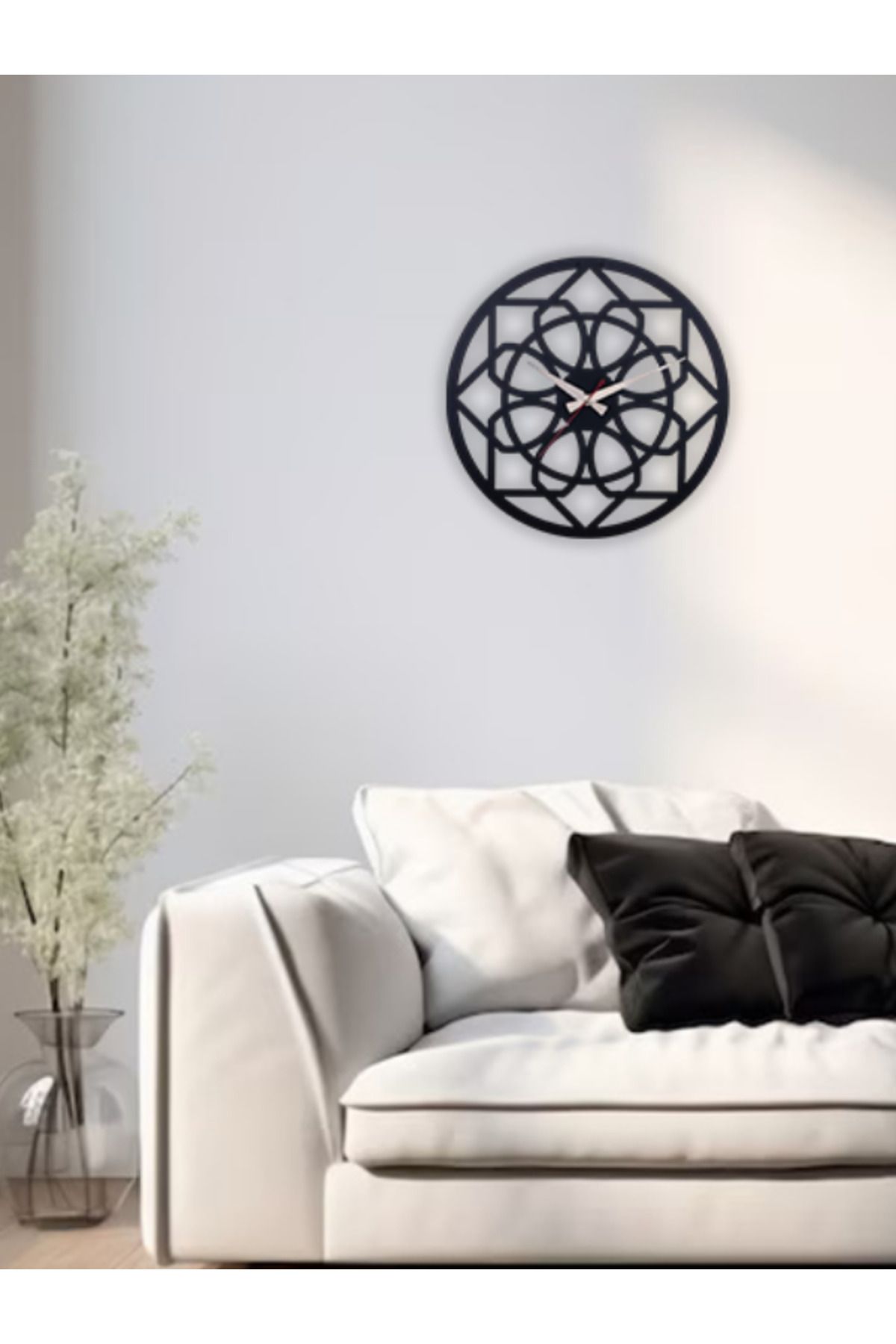 ŞK METAL FLORİX METAL DUVAR SAATİ 40*40