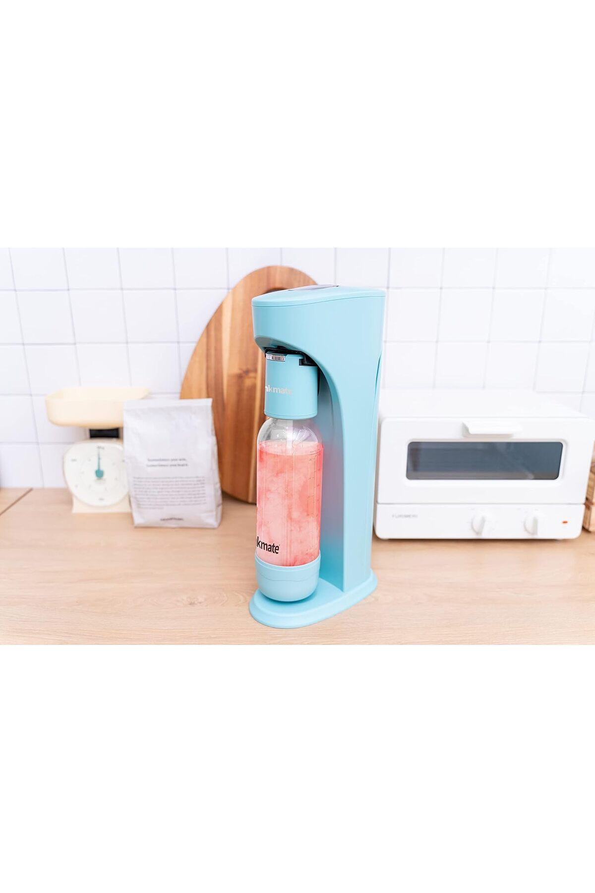 Drinkmate-Omnifizz Sparkling Water And Soda Maker, Carbonates Any Drink Without Diluting It, Co2 Cyl 5