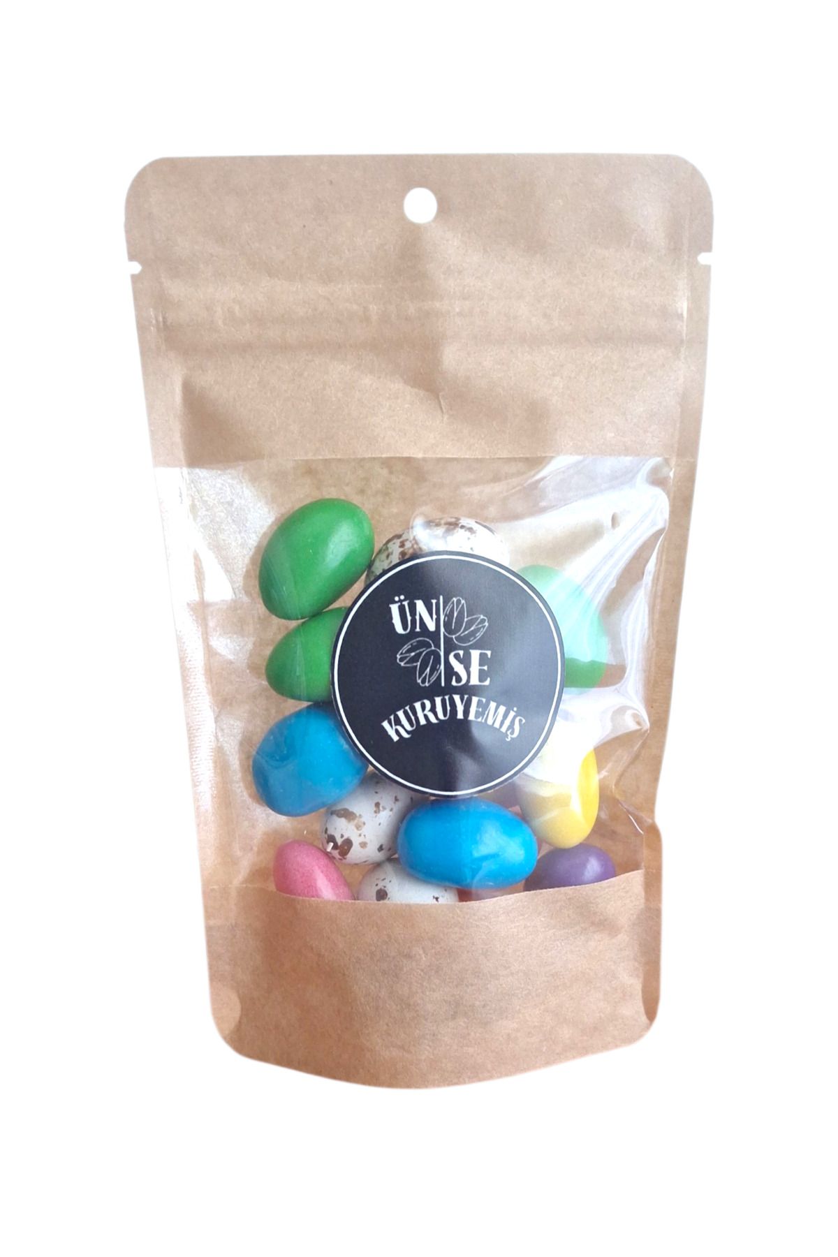 ÜNSEKURUYEMİŞ Badem Şekeri Rengarenk 100 Gr ( Doğal Katkısız )