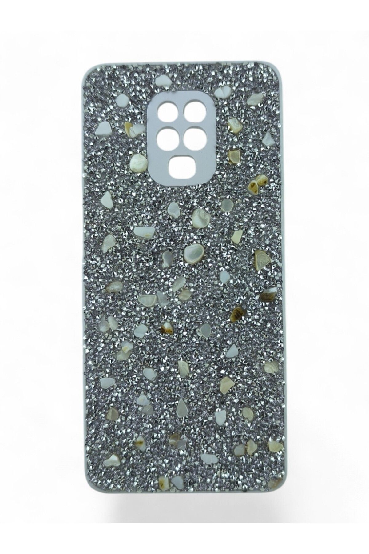 batuteknoloji Xiaomi Redmi Note 9S BatuTeknoloji Kırçıllı Milena Taşlı Silikon Kılıf