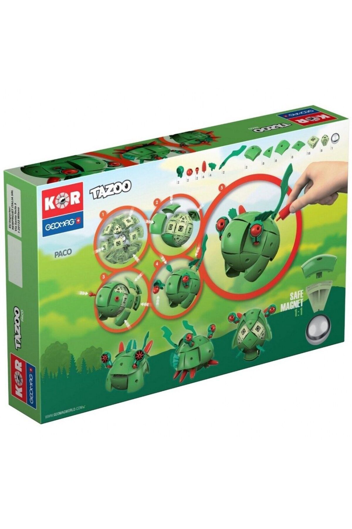 GEOMAG-Tazoo Paco – Magnetic Construction Set – 71 Pieces 2