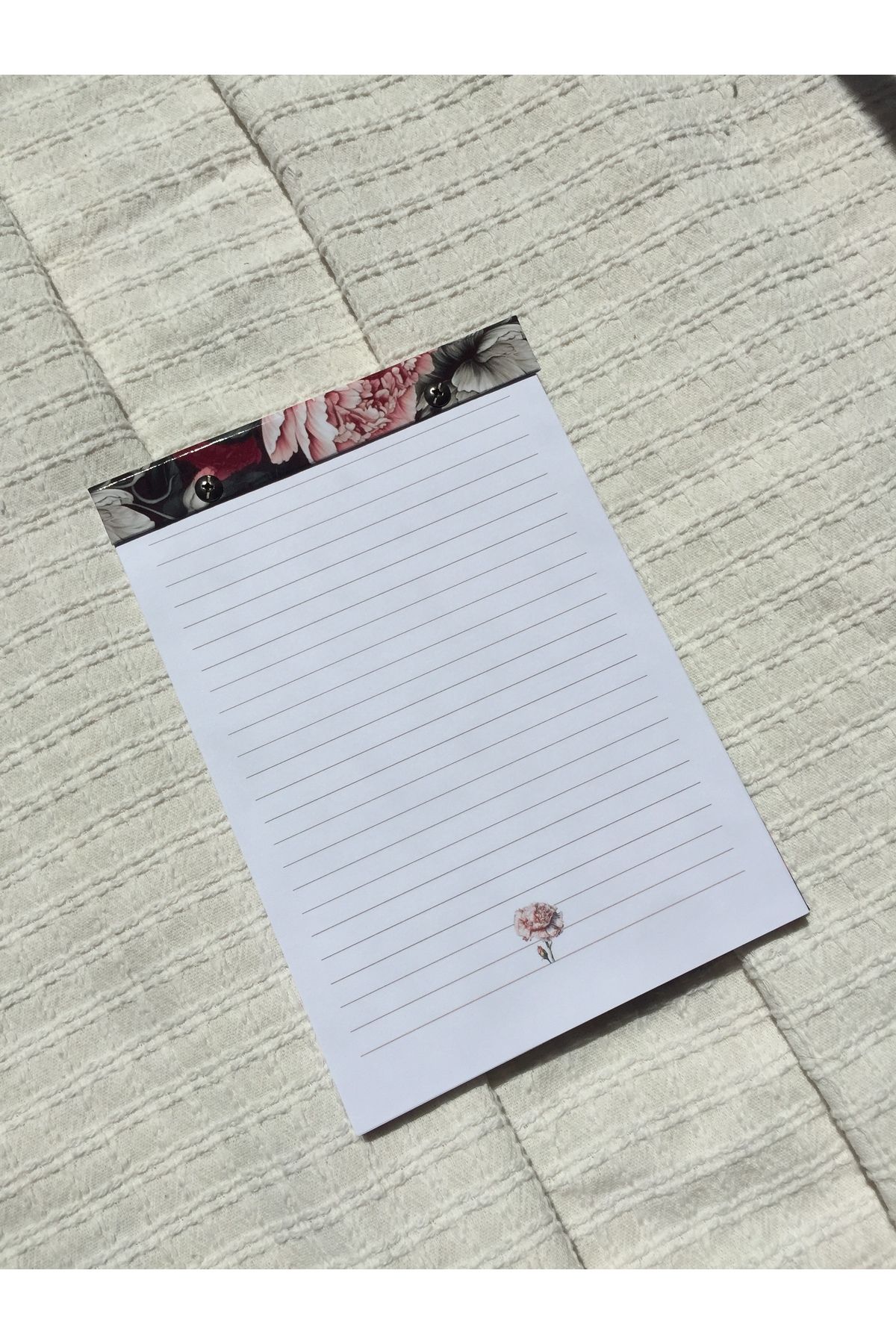 LaCerdaDesign A5 Çiçek Desenli Defter