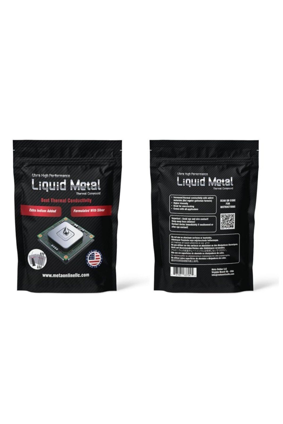Me&Ta Online Meta Online Sıvı Metal Termal Macun 130W/m.K 1.5gr