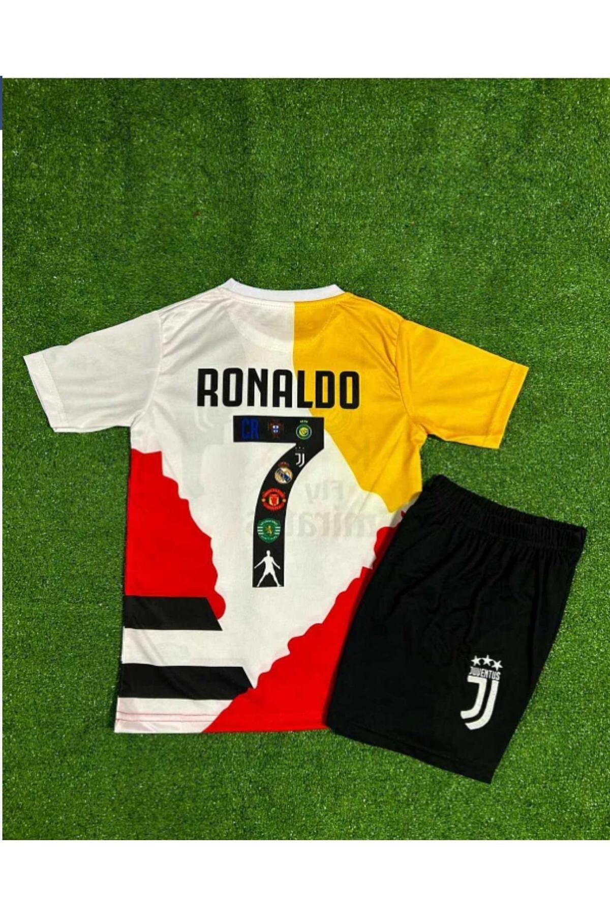 BARBITOS C. Ronaldo 7 Tüm Kulüpler Özel Tasarım Çocuk Forması