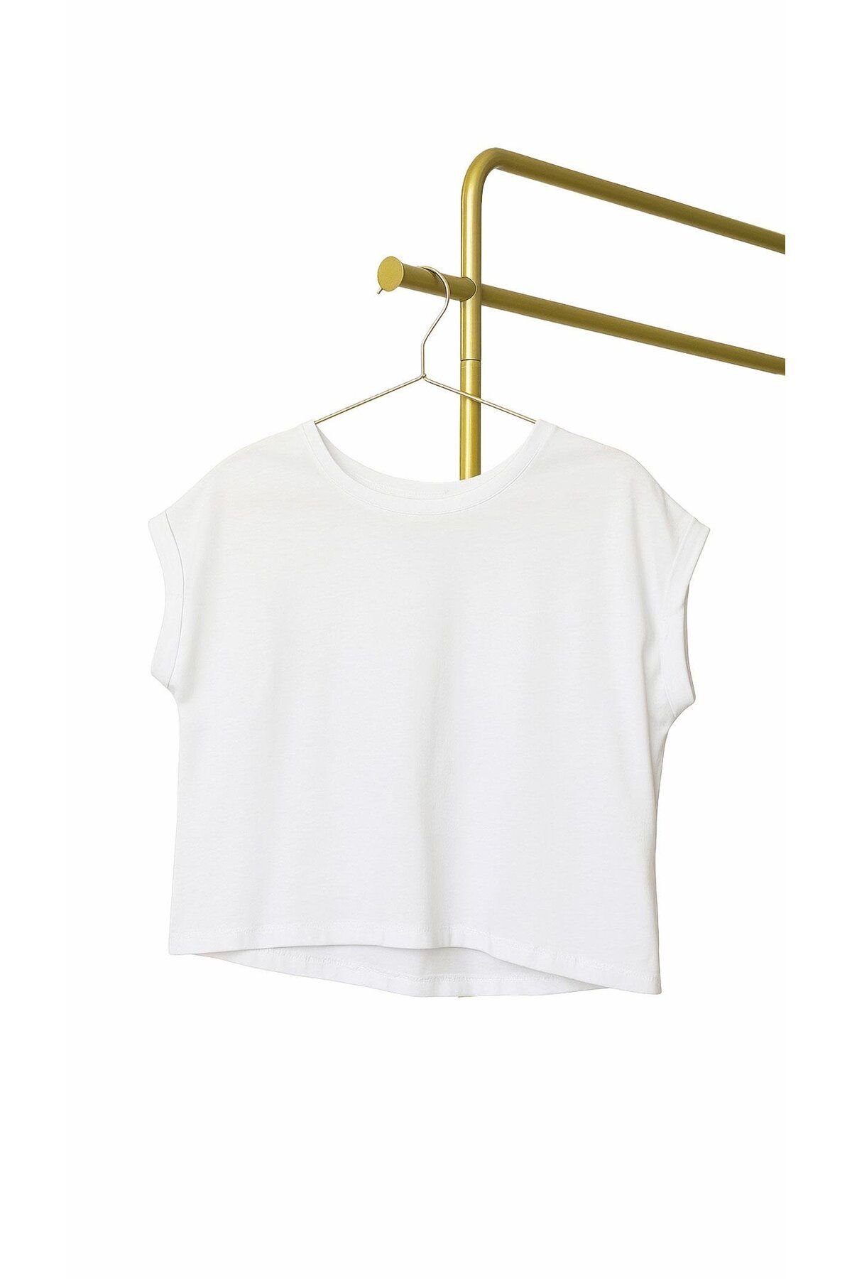 Sezgi Tekin Beyaz T Kol Tshirt
