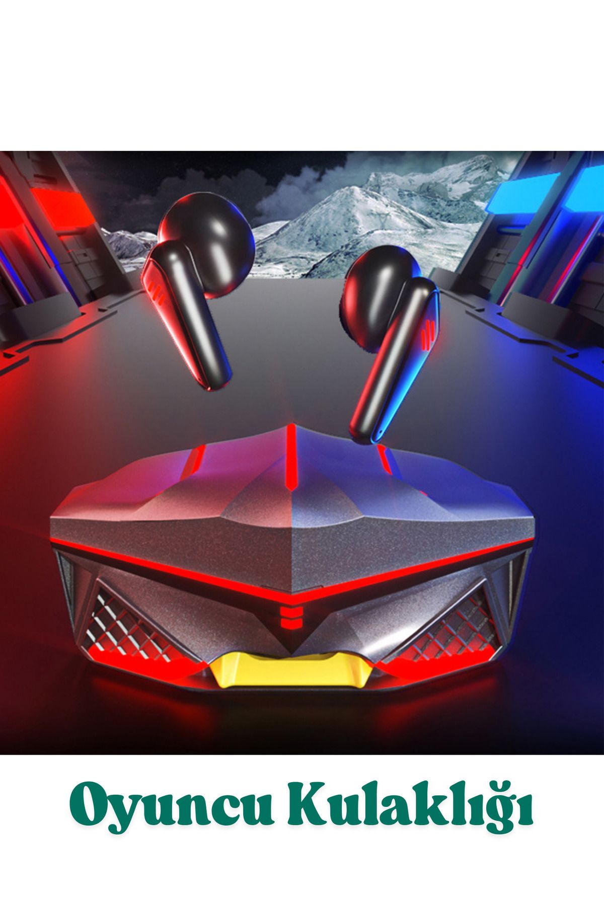 BellaThec K98 Kablosuz Bluetooth RGB Oyuncu Kulaklık Mikrofonlu iOS Android Uyumlu Metal Kasa