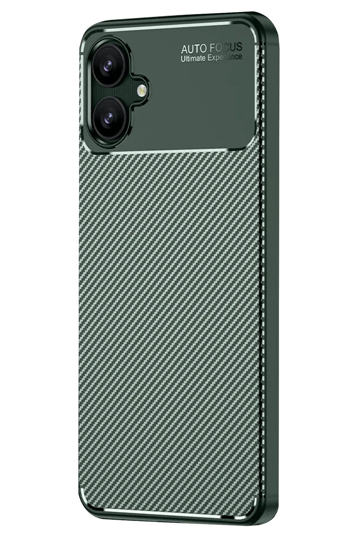 GRABONO SAMSUNG GALAXY A06 Kılıf Karbon Fiber Görünümlü Ultra İnce Premium Carbon Case
