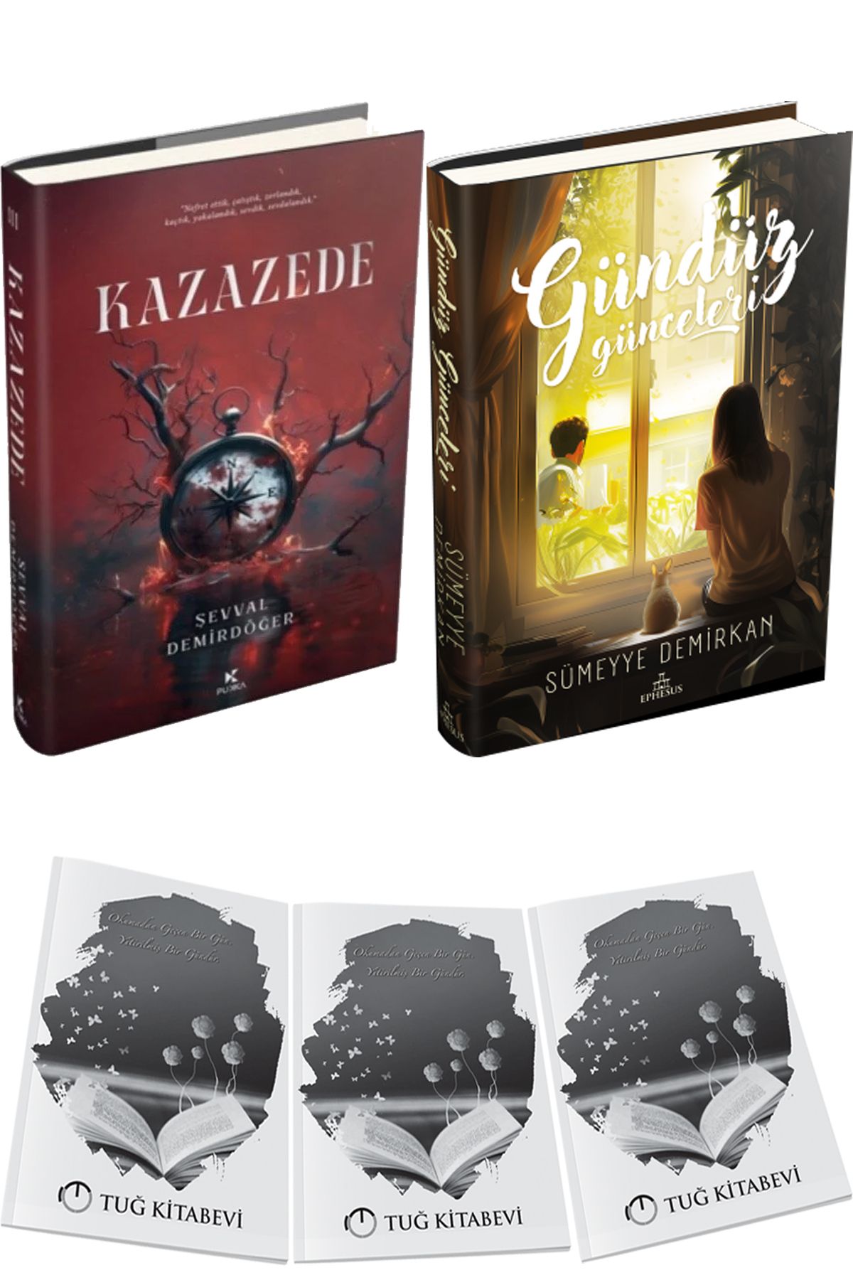 Pukka yayınları Kazazede 3 Ciltli ve Gündüz Günceleri Ciltli + Hediyeli