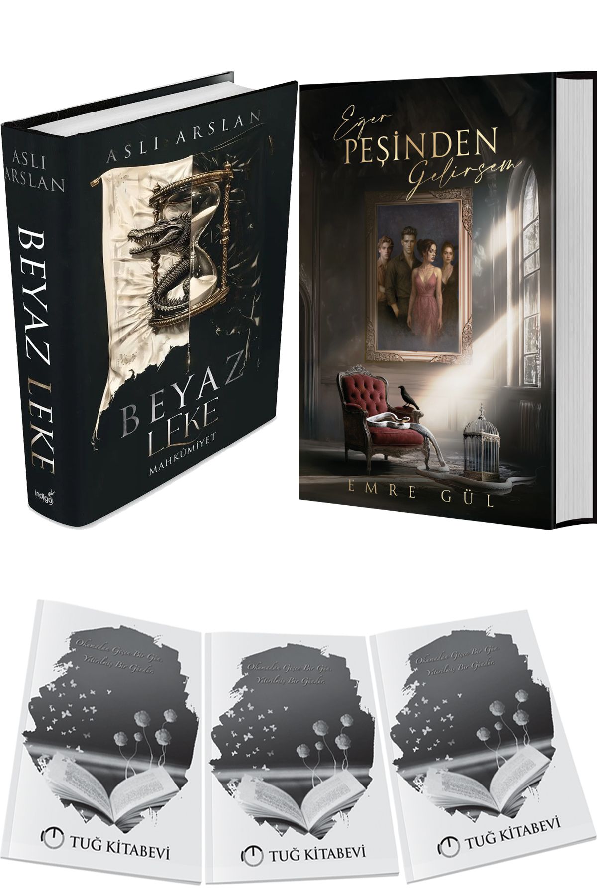 İndigo Kitap Beyaz Leke Mahkumiyet Ciltli ve Eğer Peşinden Gelirsem 1 Ciltli + Hediyeli